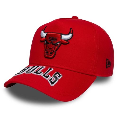 Bone Masculino New Era 9Forty EFrm Visor Hit Chicago Bulls VERMELHO-60691066- -1-